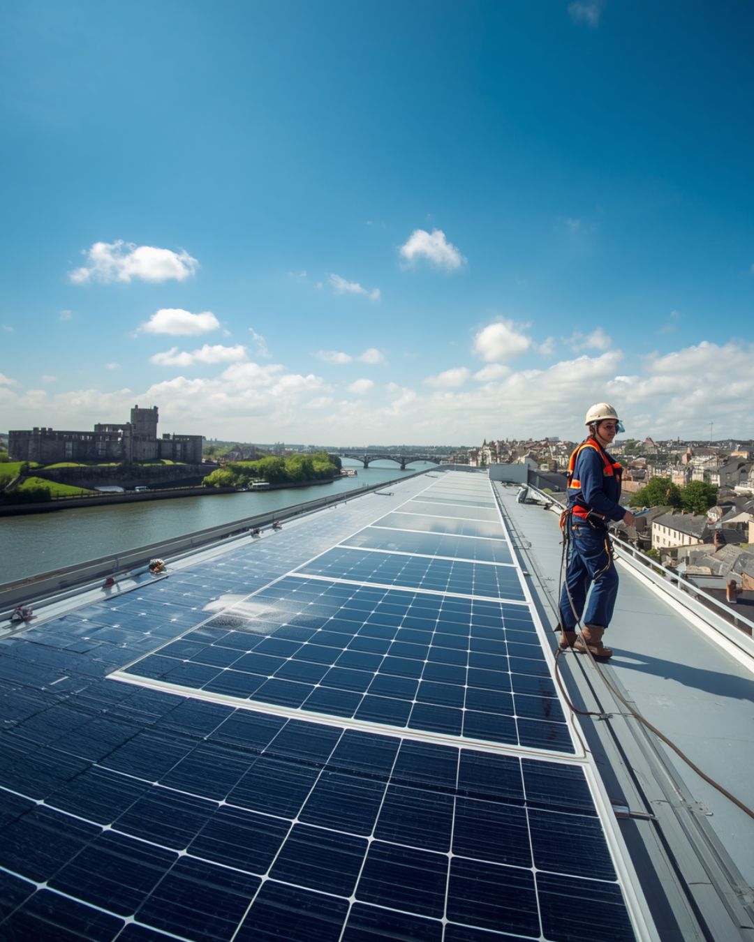 Cleaning solar panels