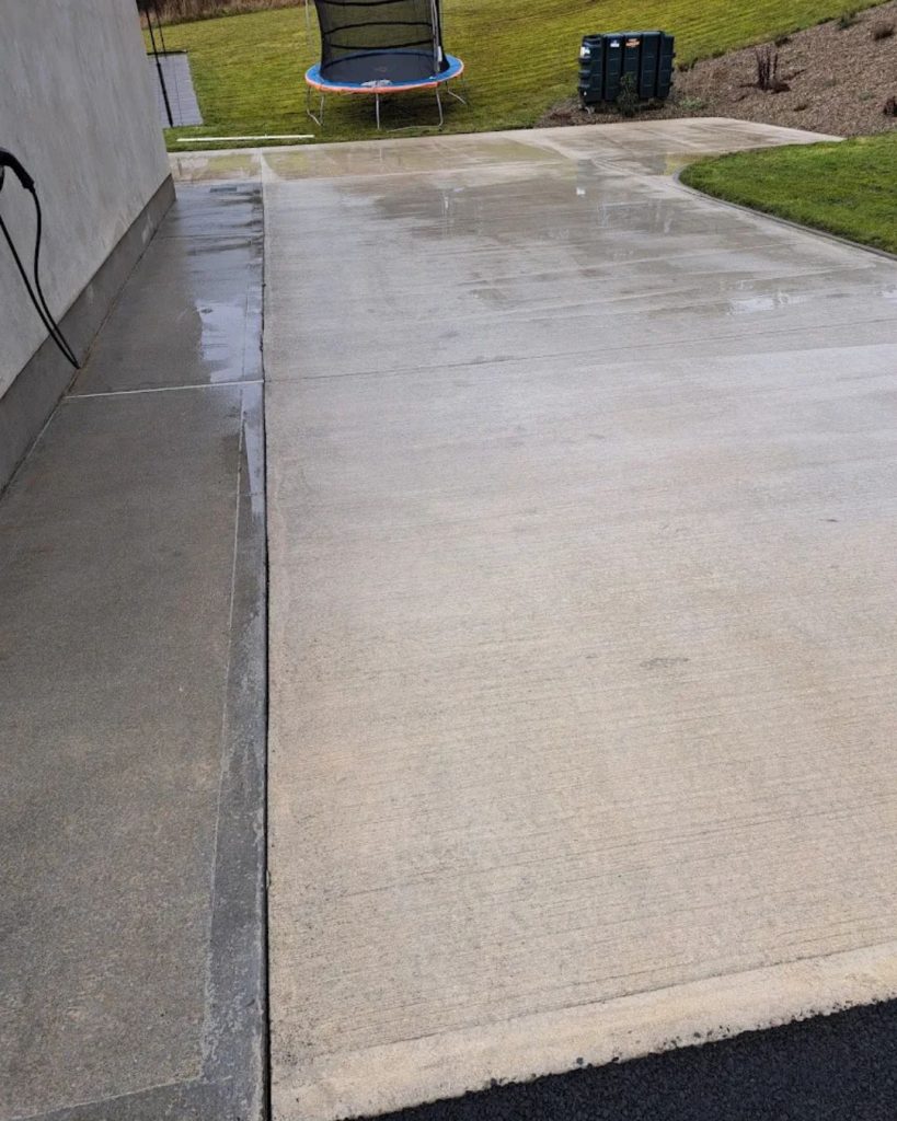 Concrete Driveway Cleaned