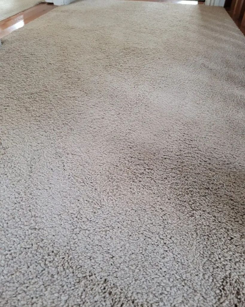 wool stairs and landing cleaning
