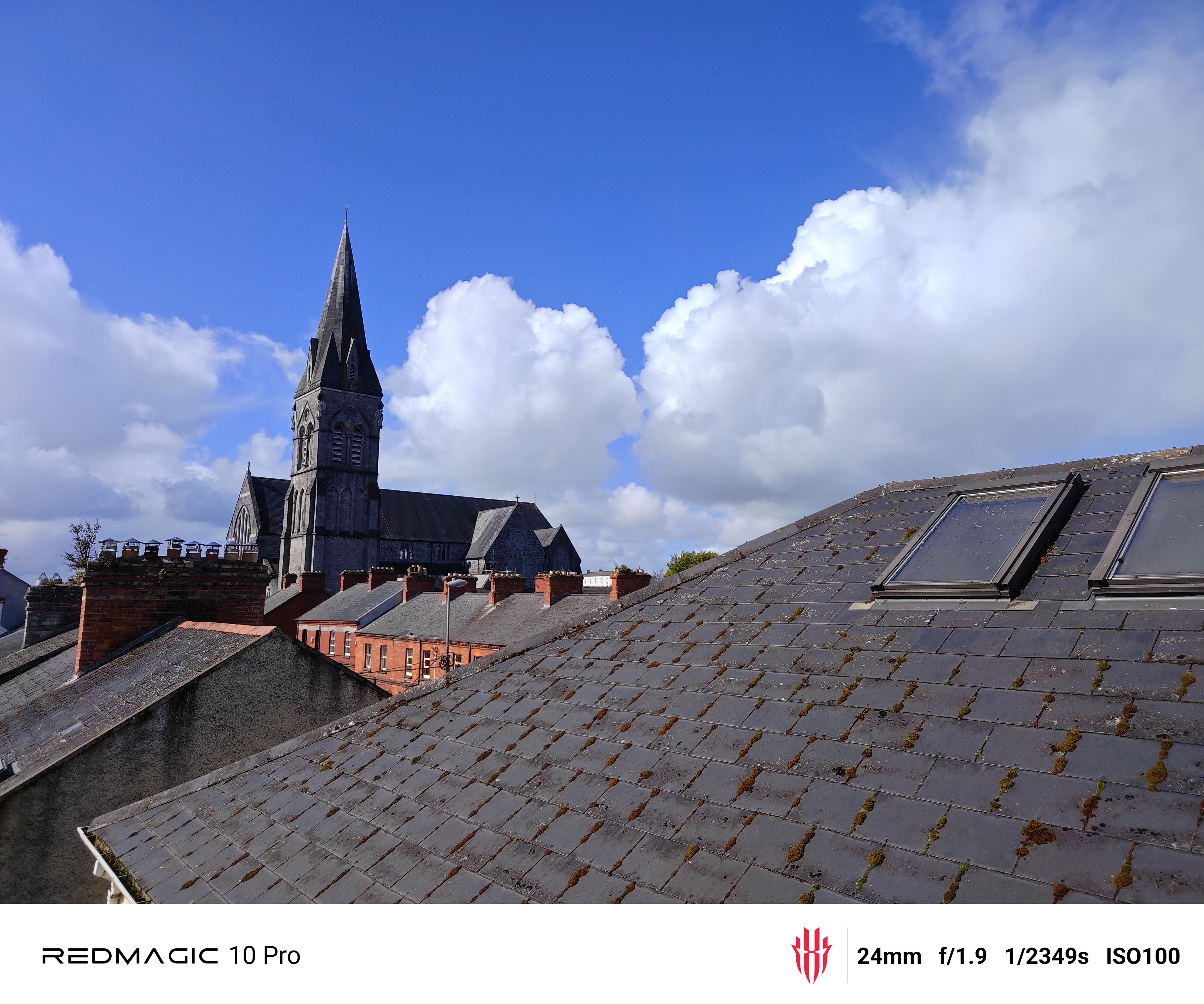 Limerick skyline with clean roof